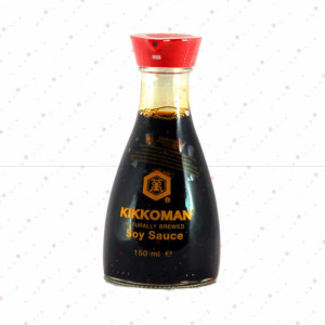 KIKKOMAN SALSA DI SOYA 150ML*12PCS ROSSO DISPENSER