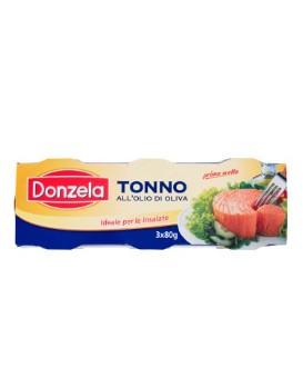 TONNO DONZELA ALL, OLIO DI OLIVA 80GRx3PCS