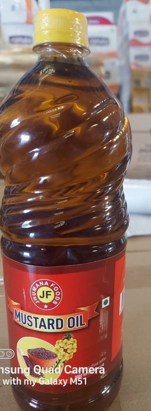 MUSTARD OIL1LT*12 BOTTIGLIA JHUMANA  OLIO SENAPE