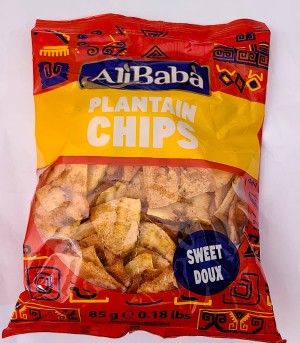 PLANTAIN CHIPS SWEET (ALI BABA) 85GR*24PCS